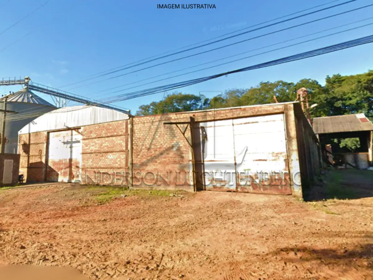 LOTE 001 - VENDA DIRETA - TERRENO COM 1.850M² COM GALPÃO DE 1.225M² EM CACEQUI RS-VENDA DIRETA