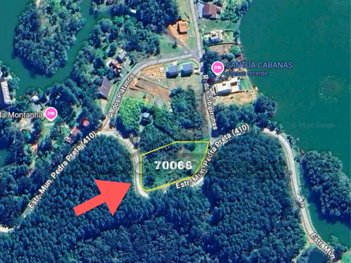 LOTE 004 - TERRENO COM 3.632,73m² NA LOCALIDADE DA BARRAGEM DO PINHAL.
