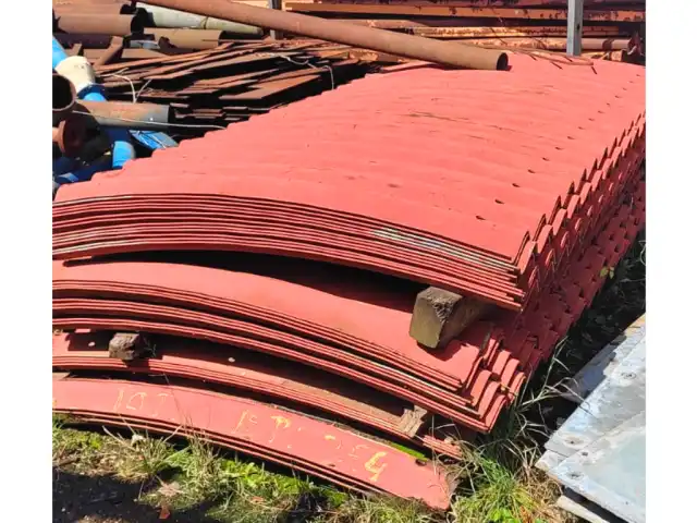 5 TONELADAS DE TELHAS DE SILO REAPROVEITÁVEIS