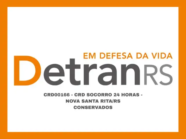 CRD00166 - CRD SOCORRO 24 HORAS - NOVA SANTA RITA/RS - CONSERVADOS
