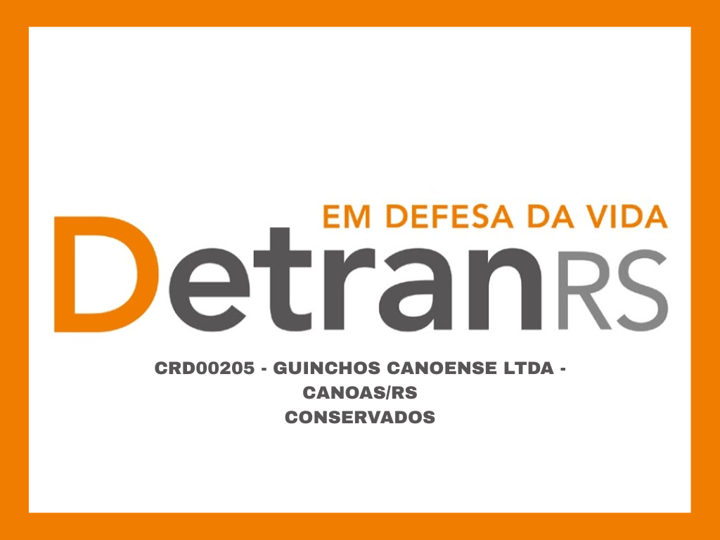 CRD00205 - GUINCHOS CANOENSE LTDA - CANOAS/RS - CONSERVADOS