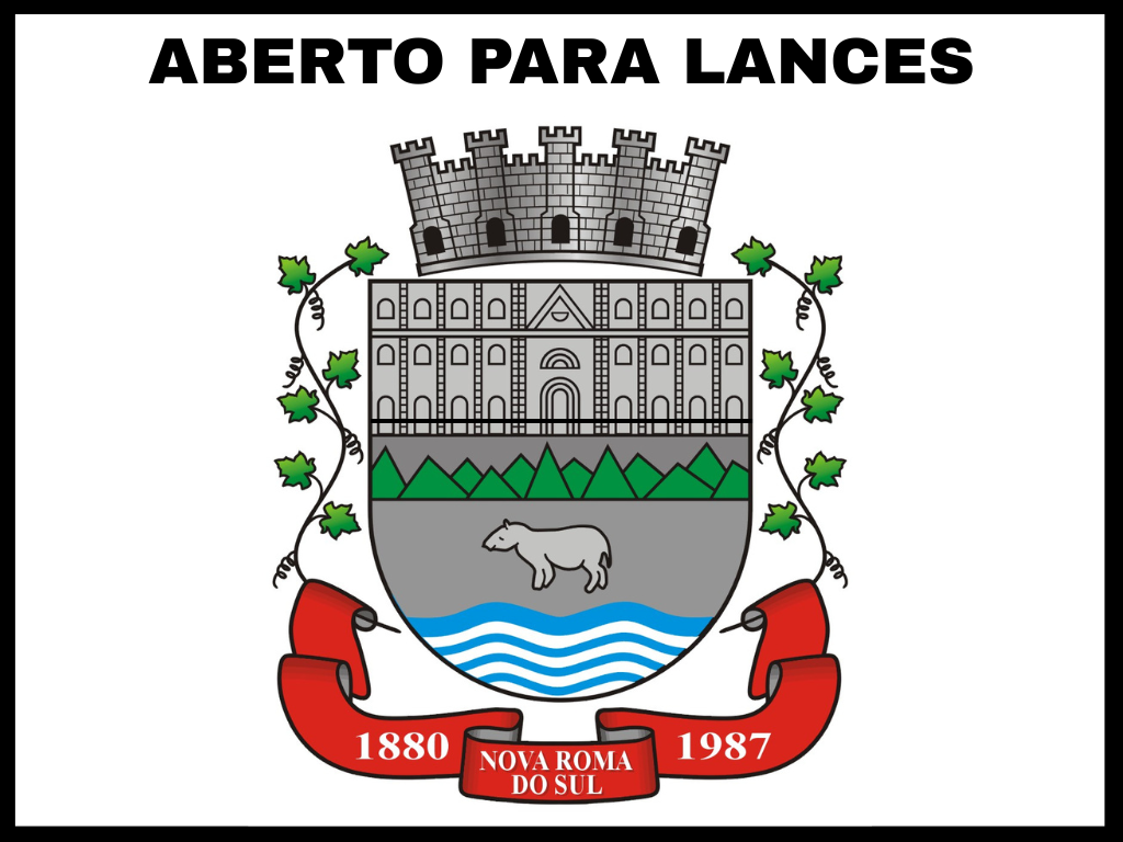 LEILÃO DA PREFEITURA DE NOVA ROMA DO SUL - RS