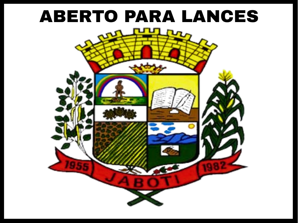LEILÃO DA PREFEITURA DE JABOTI - PR